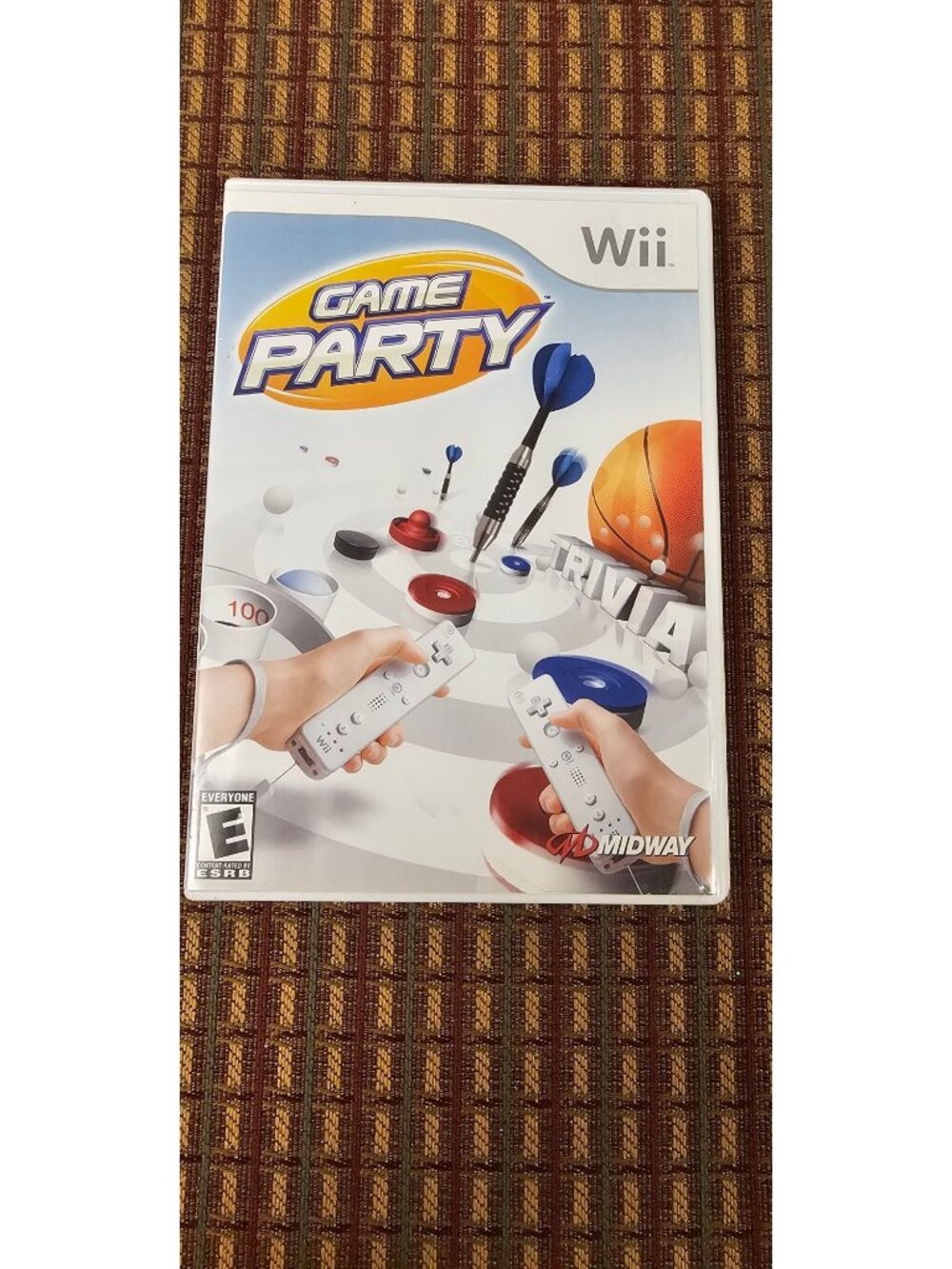 Game Party For Nintendo Wii - Midway - Skill & Trivia Games - Complete With Disc